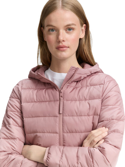 Tom Tailor Denim Steppjacke mit Kapuze für Damen - Regular Fit
