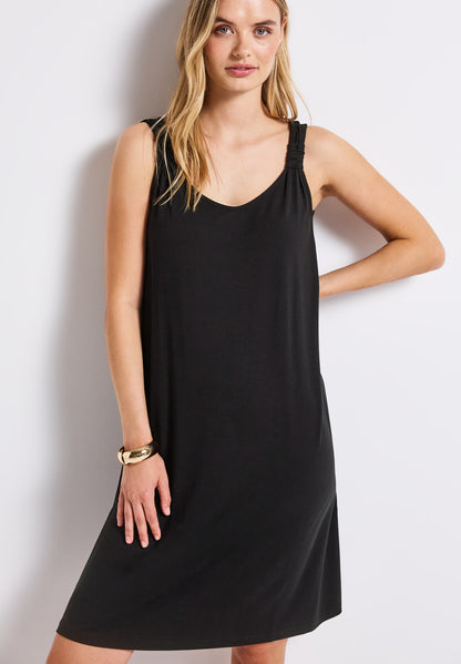 Street One Jersey-Kleid Damen mit Knotendetail