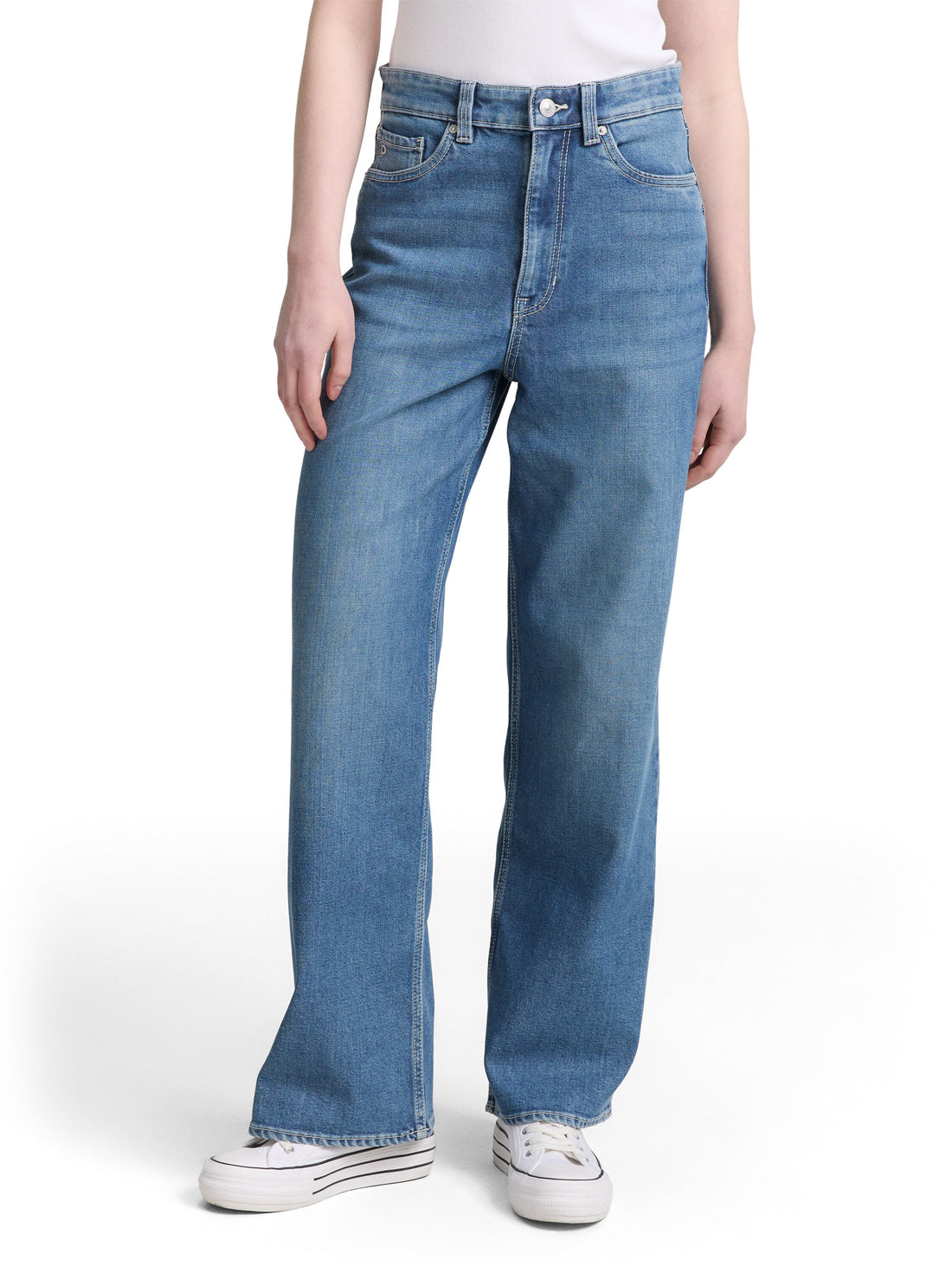 Tom Tailor Denim High Waist Jeanshose Female Five-Pocket-Stil