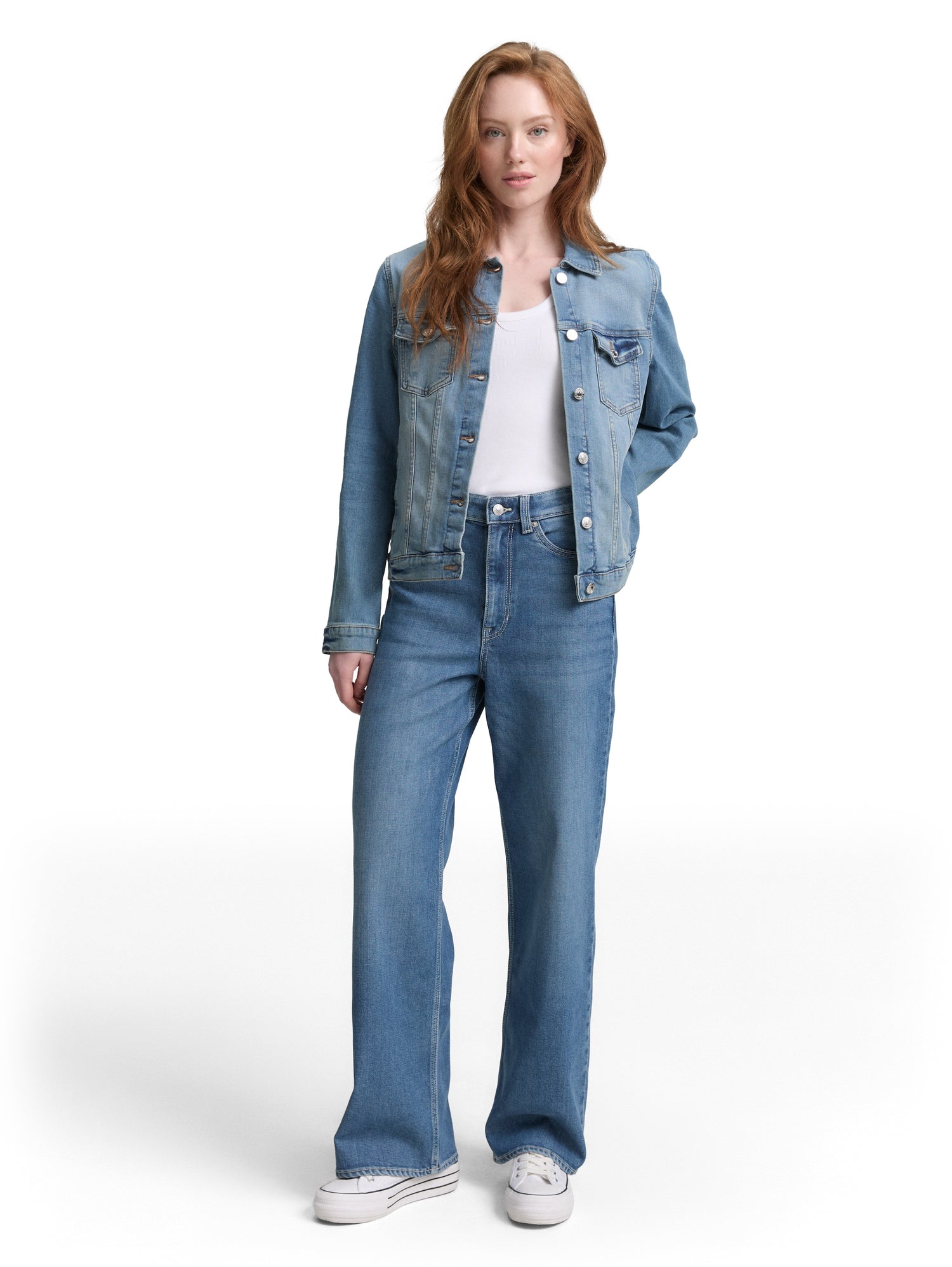 Tom Tailor Denim High Waist Jeanshose Female Five-Pocket-Stil