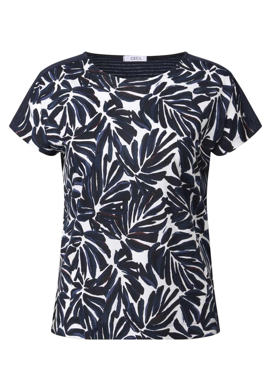 CECIL Print Shirt Damen Grafisches Muster Ausbrenner-Optik