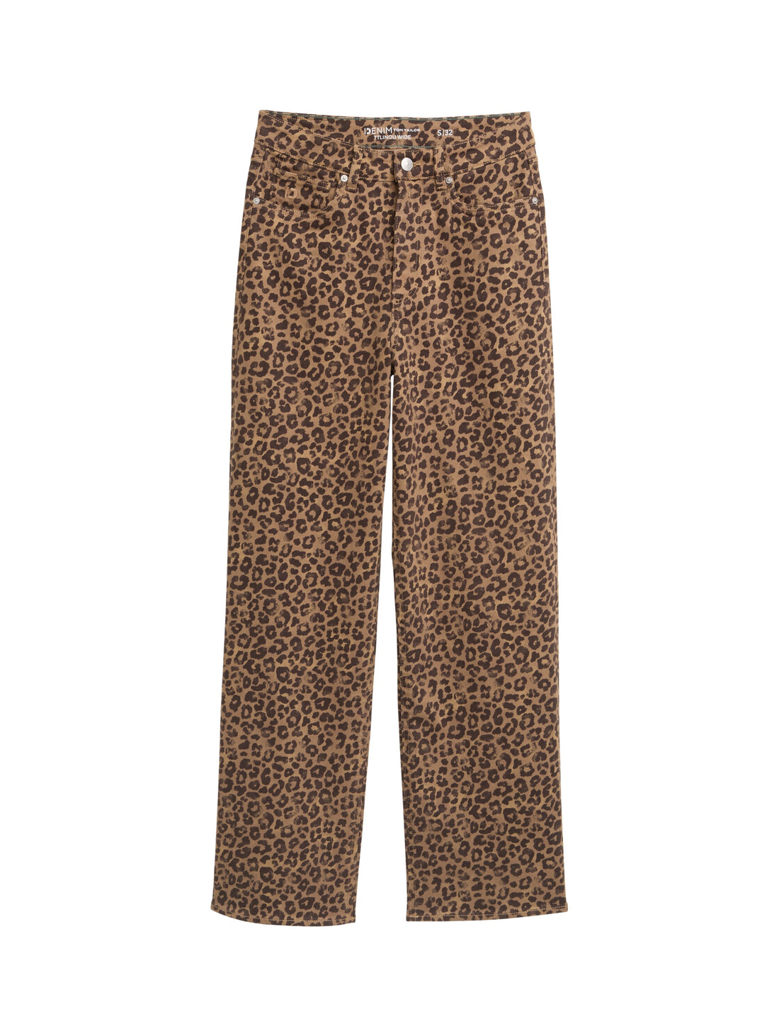 Tom Tailor Denim High Waist Jeanshose Female Leopardenmuster