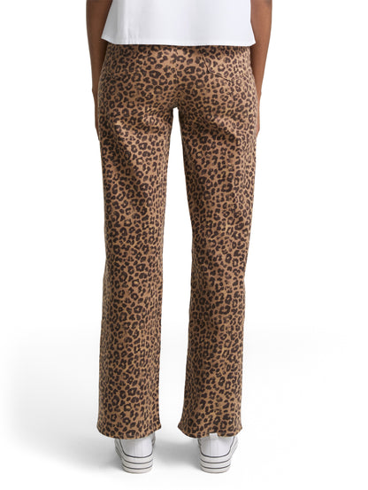 Tom Tailor Denim High Waist Jeanshose Female Leopardenmuster