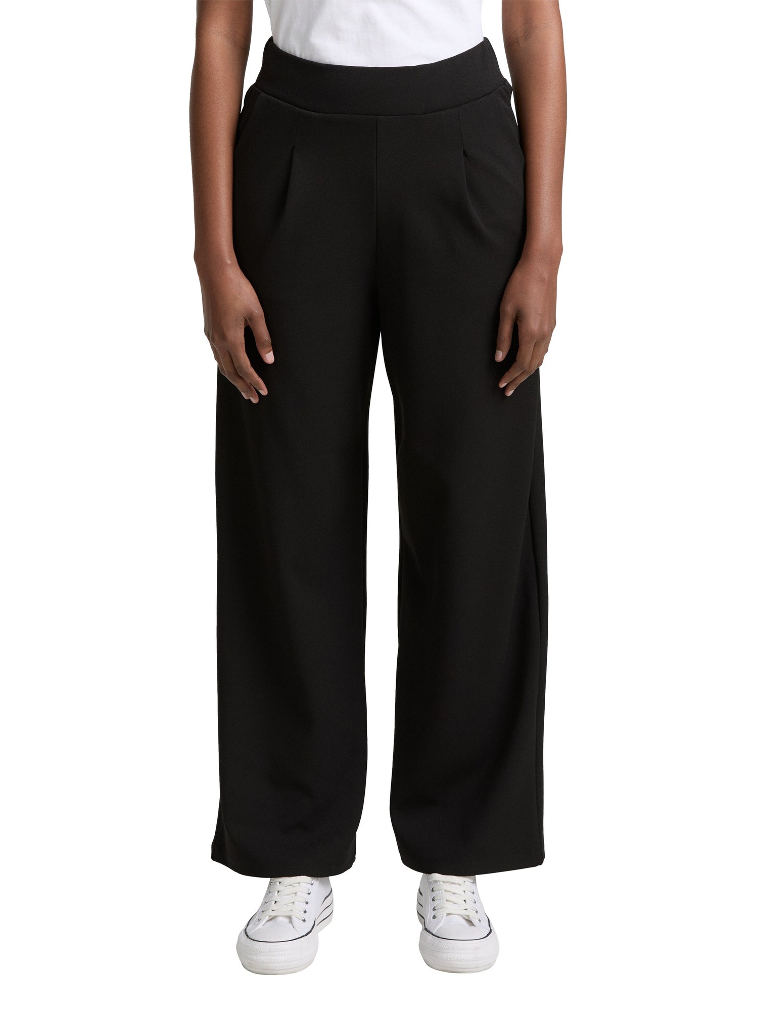 Tom Tailor Denim Stoffhose mit elastischem Bund für Erwachsene Weiblich