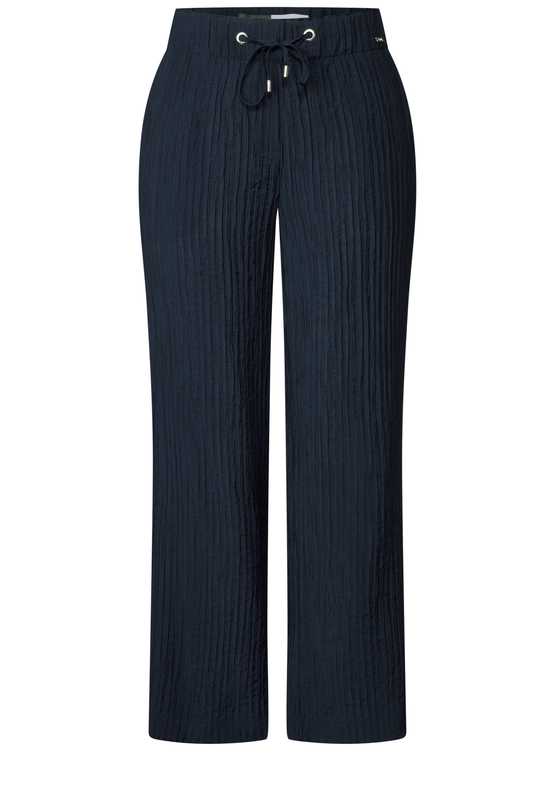 CECIL Strukturhose Damen Wide Legs High Waist Loose Fit