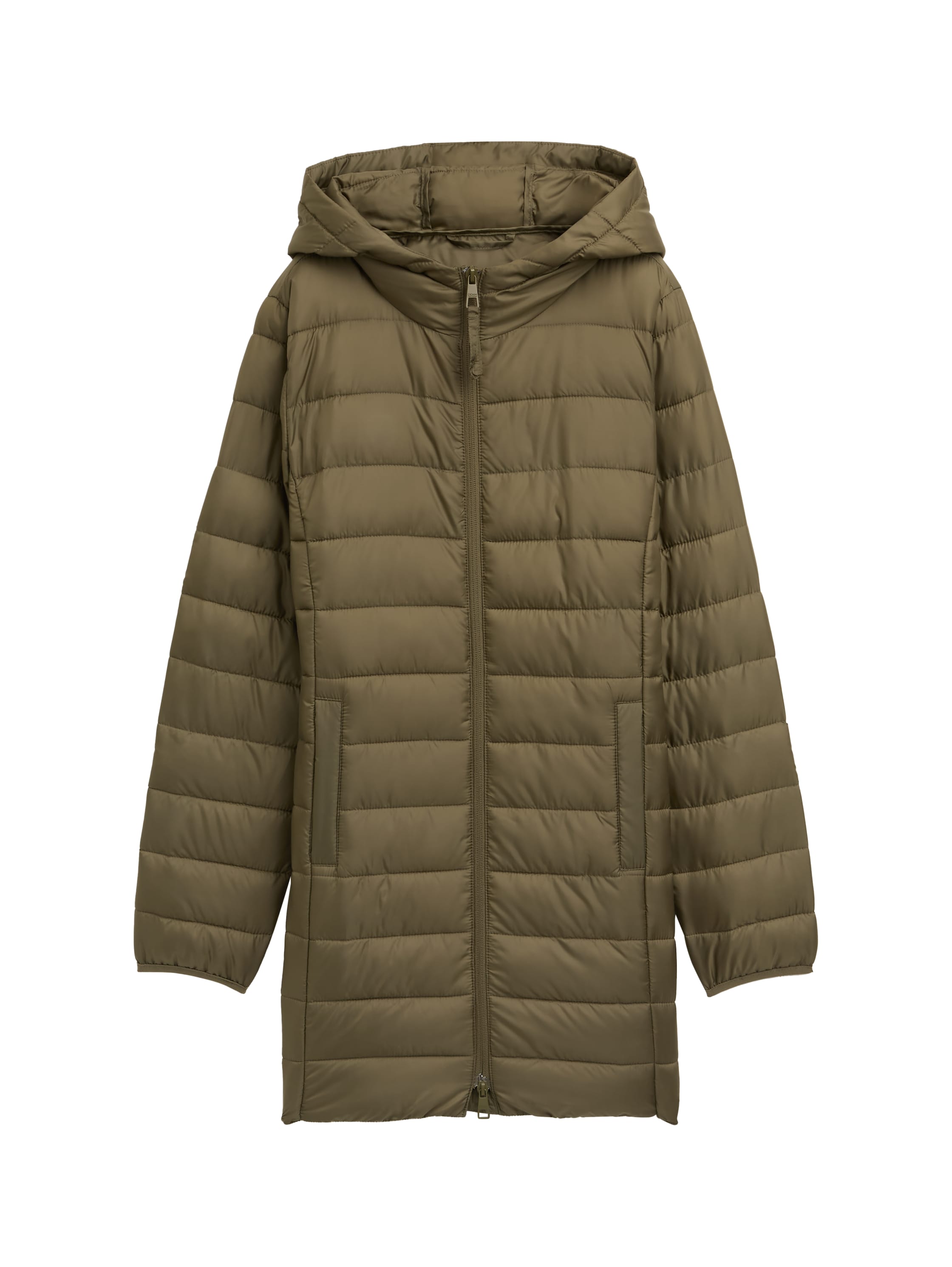 Tom Tailor Denim Lange Übergangsjacke mit Kapuze für Erwachsene