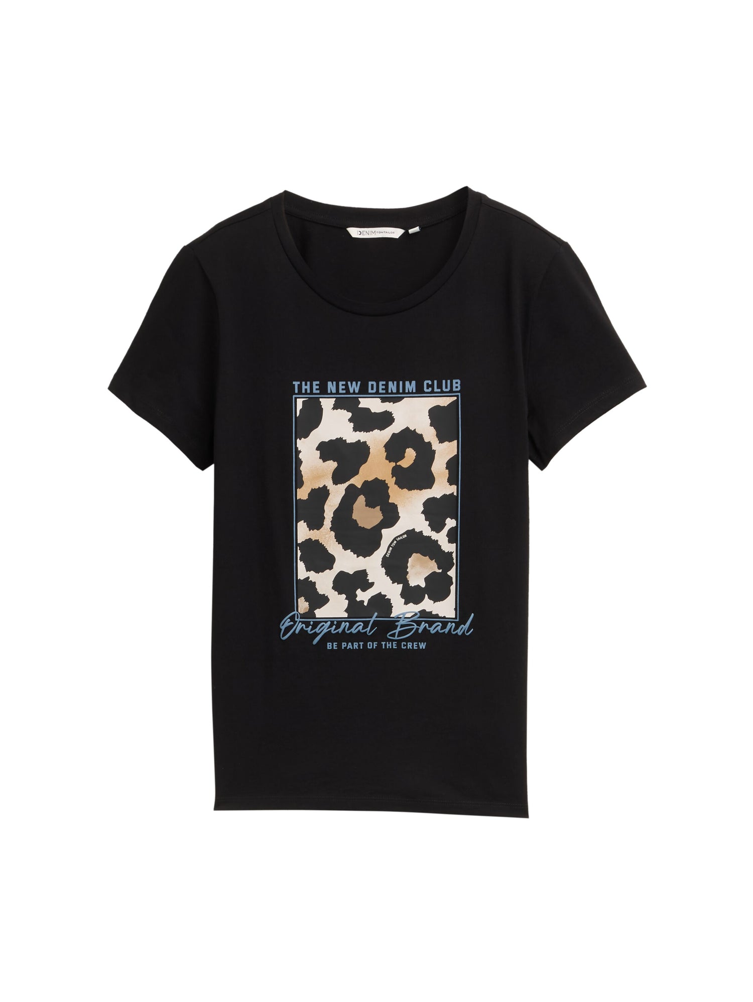 Tom Tailor Denim T-Shirt Damen Leoparden-Print Baumwolle