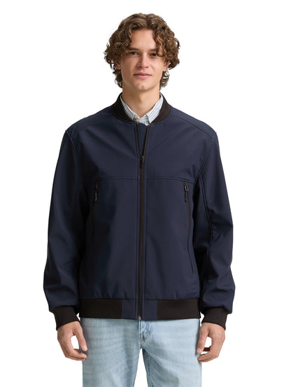 Tom Tailor Denim Bomberjacke für Herren mit Rippbündchen