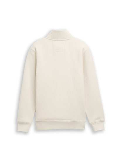 Tom Tailor Denim Kinder Sweatshirt Troyer-Stil mit Reißverschluss und Kängurutasche