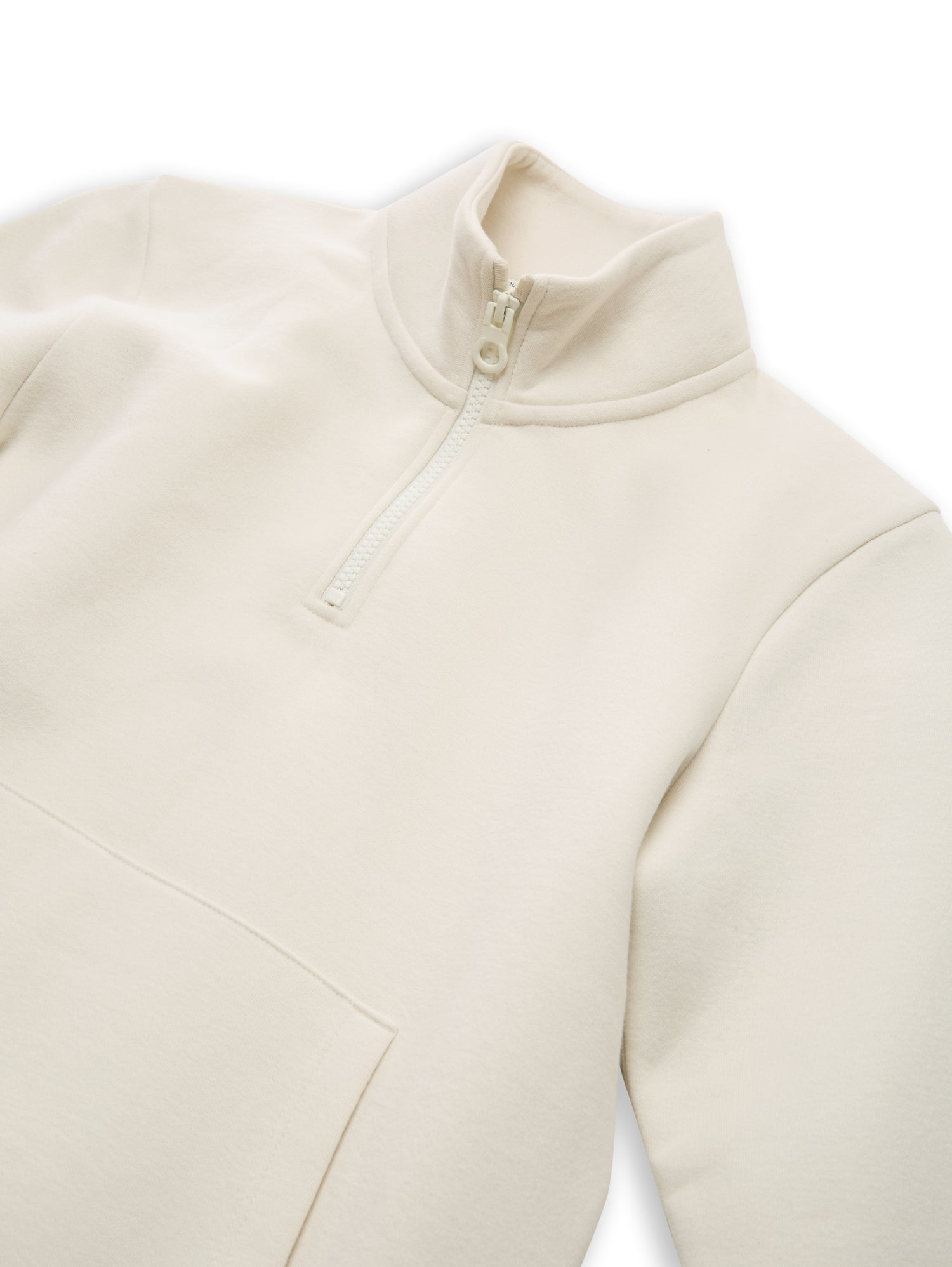 Tom Tailor Denim Kinder Sweatshirt Troyer-Stil mit Reißverschluss und Kängurutasche