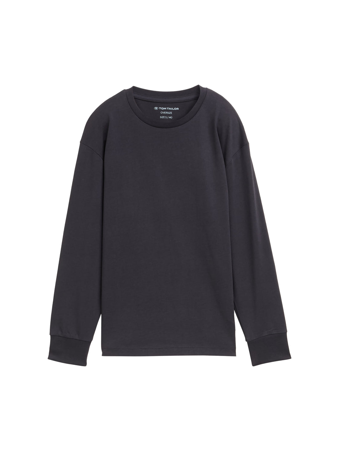 Tom Tailor Denim Male Kinder Longsleeve Badge-Detail Baumwolle