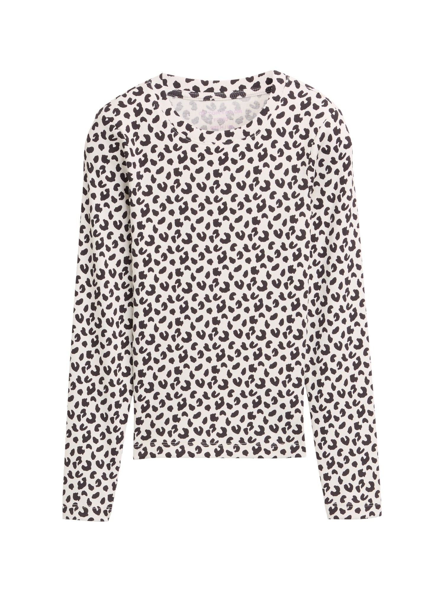 Tom Tailor Denim Longsleeve Kinder Weiblich mit Leopardenmuster