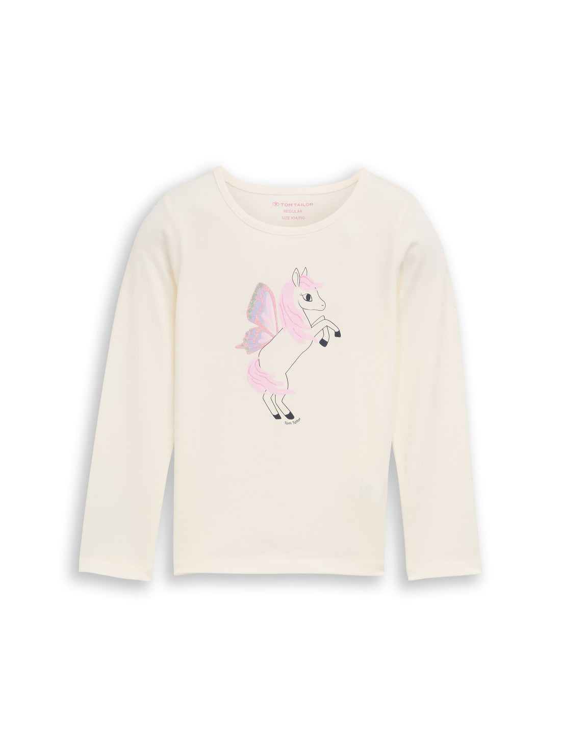 Tom Tailor Denim Kinder Longsleeve Weiblich mit Brustprint&lt;br&gt;