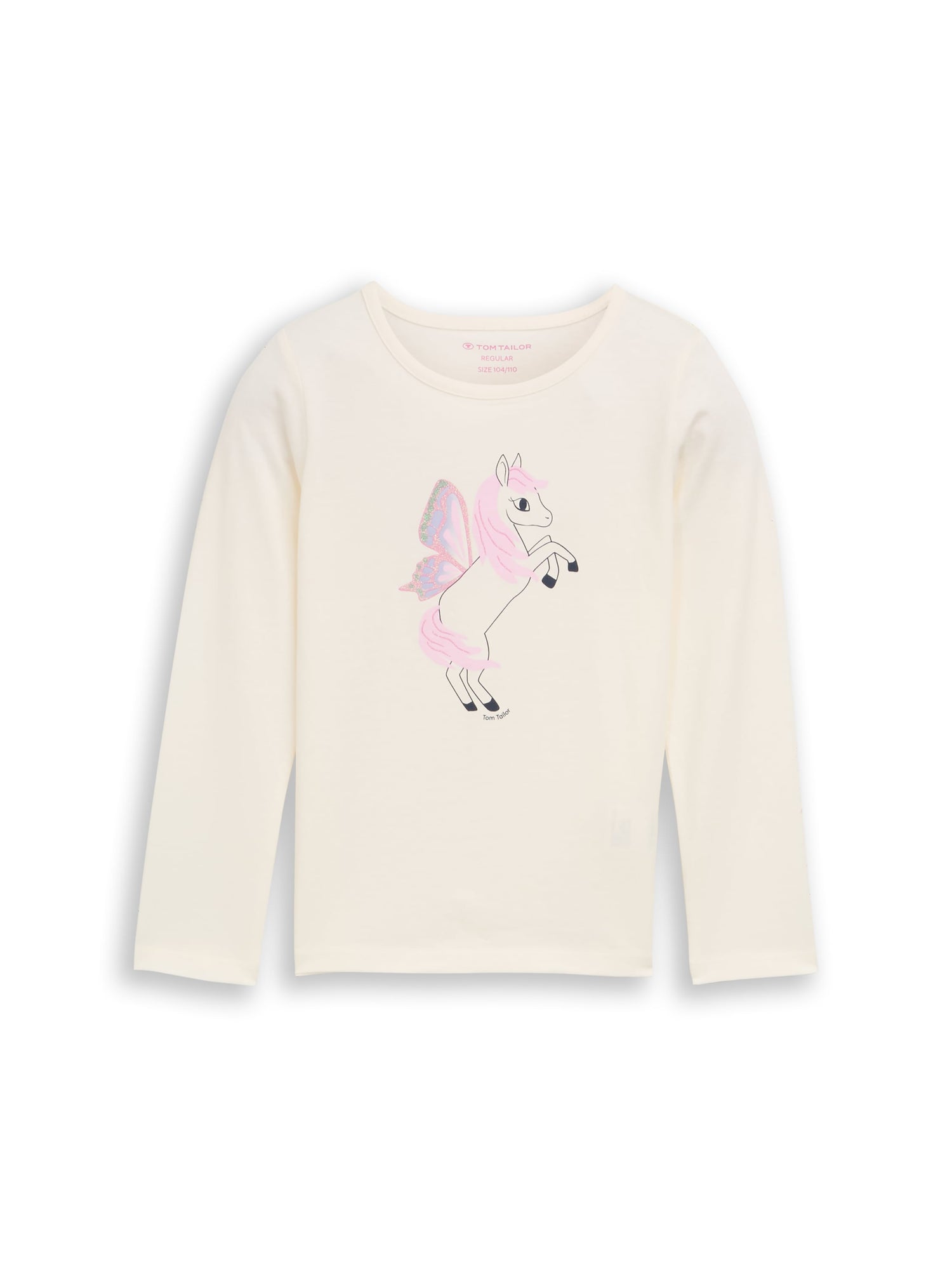 Tom Tailor Denim Kinder Longsleeve Weiblich mit Brustprint&lt;br&gt;