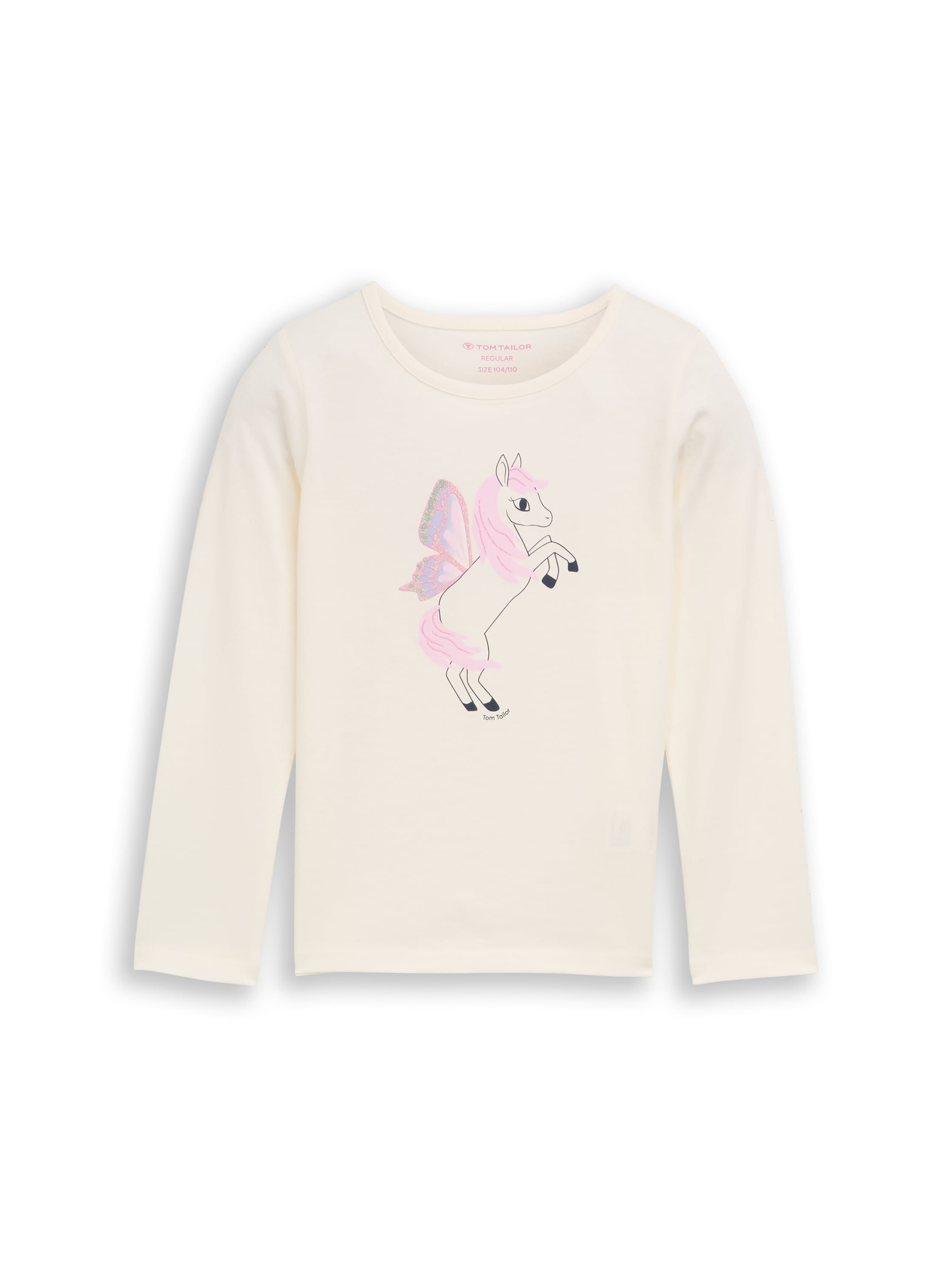 Tom Tailor Denim Kinder Longsleeve Weiblich mit Brustprint&lt;br&gt;