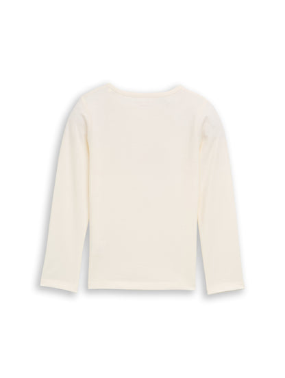 Tom Tailor Denim Kinder Longsleeve Weiblich mit Brustprint&lt;br&gt;