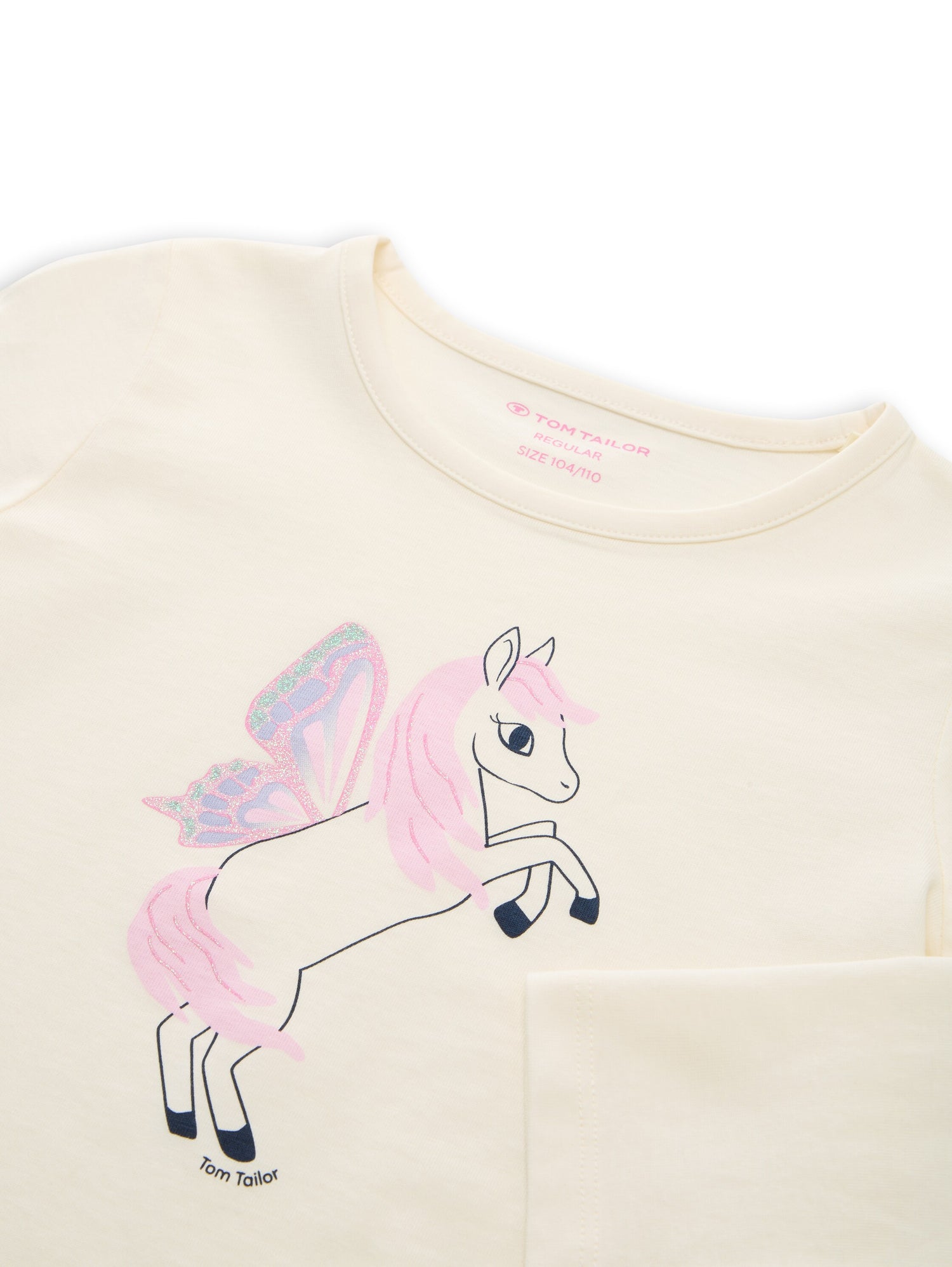 Tom Tailor Denim Kinder Longsleeve Weiblich mit Brustprint&lt;br&gt;