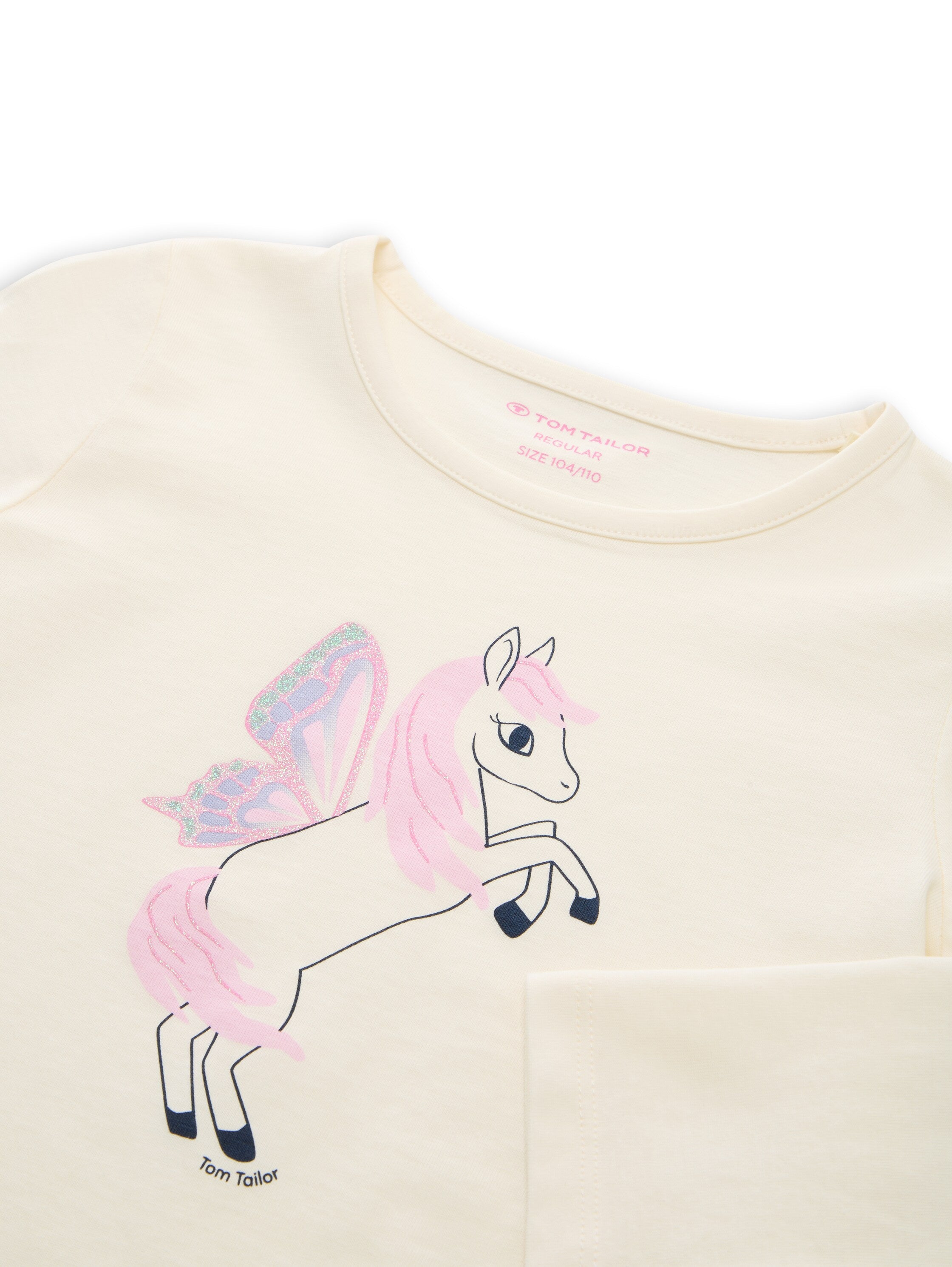 Tom Tailor Denim Kinder Longsleeve Weiblich mit Brustprint&lt;br&gt;