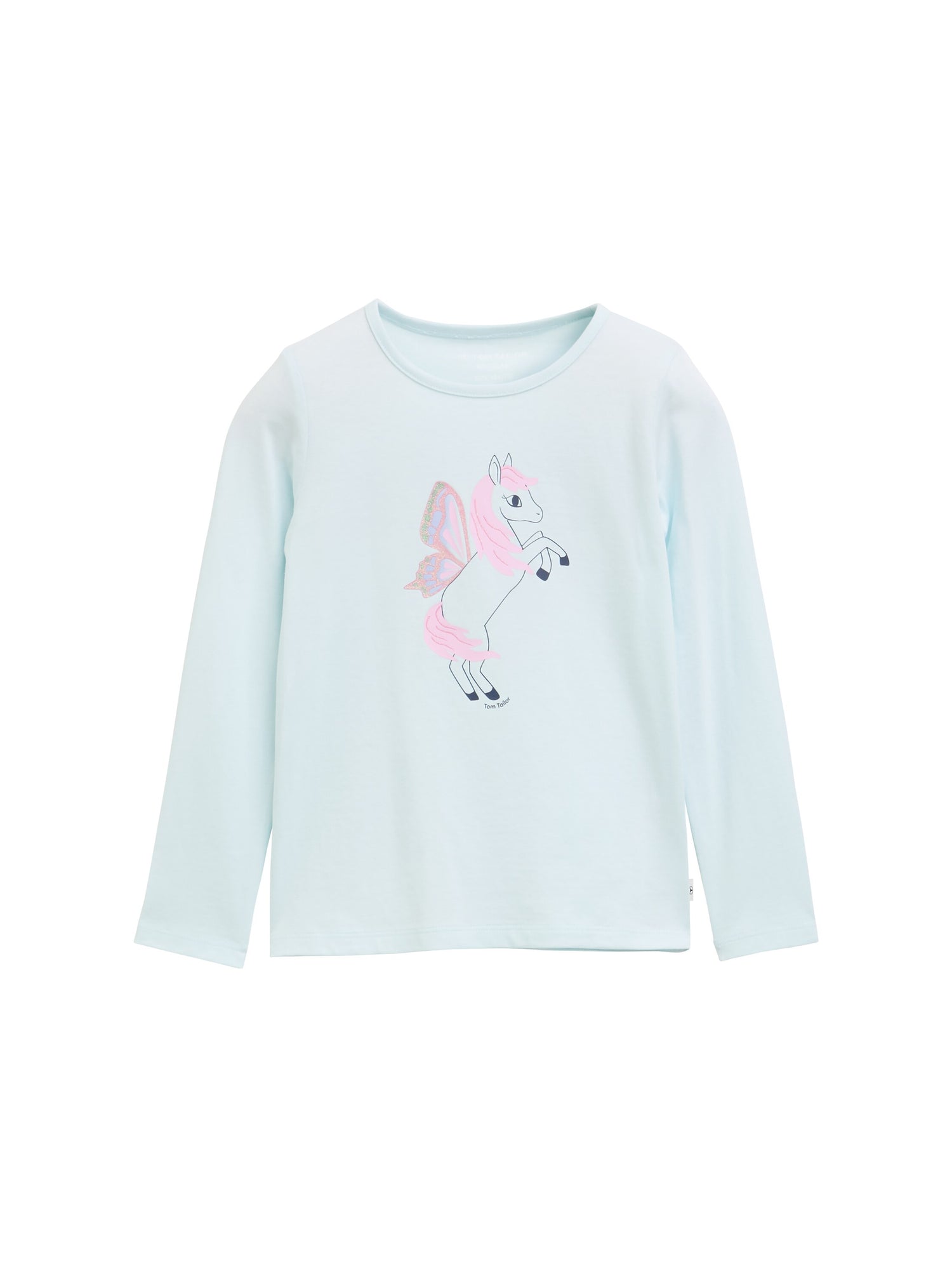 Tom Tailor Denim Kinder Longsleeve Weiblich mit Brustprint&lt;br&gt;