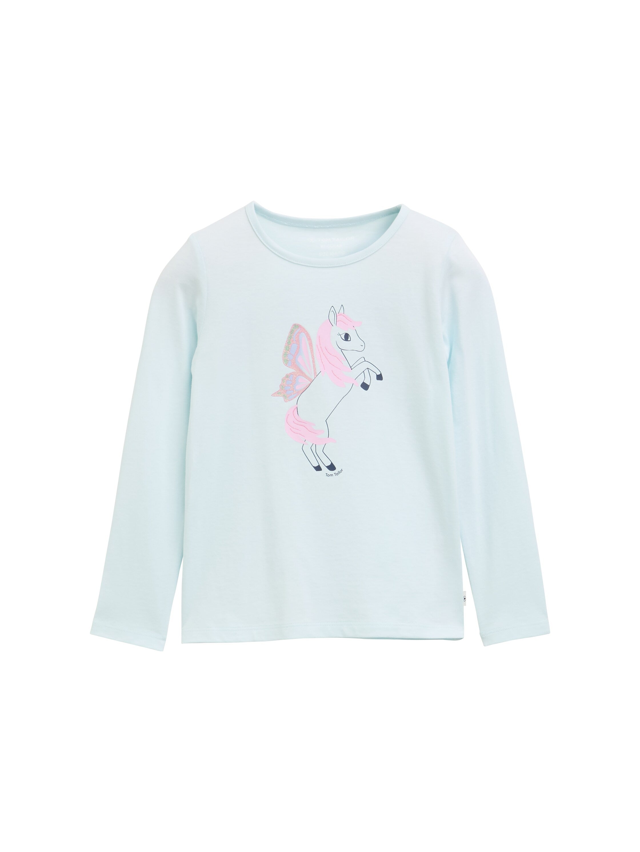 Tom Tailor Denim Kinder Longsleeve Weiblich mit Brustprint&lt;br&gt;