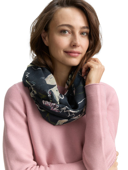 Tom Tailor Denim Schlauchschal Damen gemustert