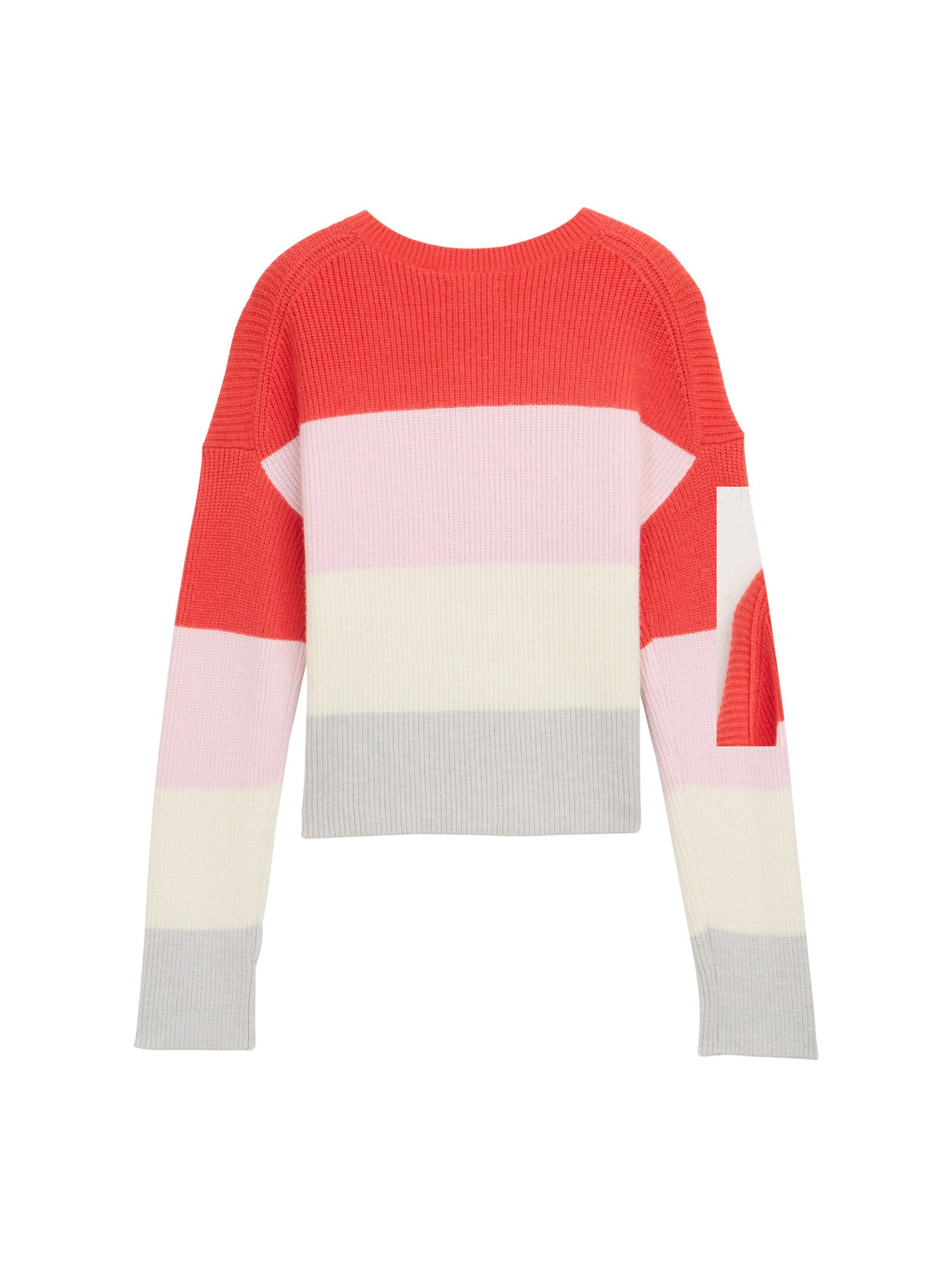 Tom Tailor Denim Cropped Pullover Kinder Colour Blocking Rippbündchen