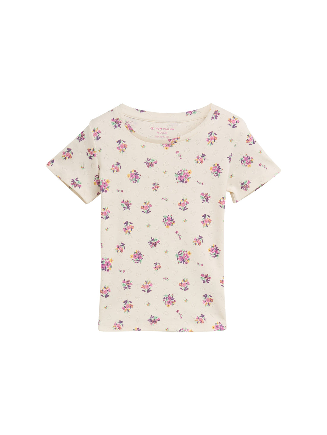 Tom Tailor Denim T-Shirt Kinder Weiblich Blumen-Allover-Print