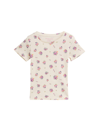 Tom Tailor Denim T-Shirt Kinder Weiblich Blumen-Allover-Print