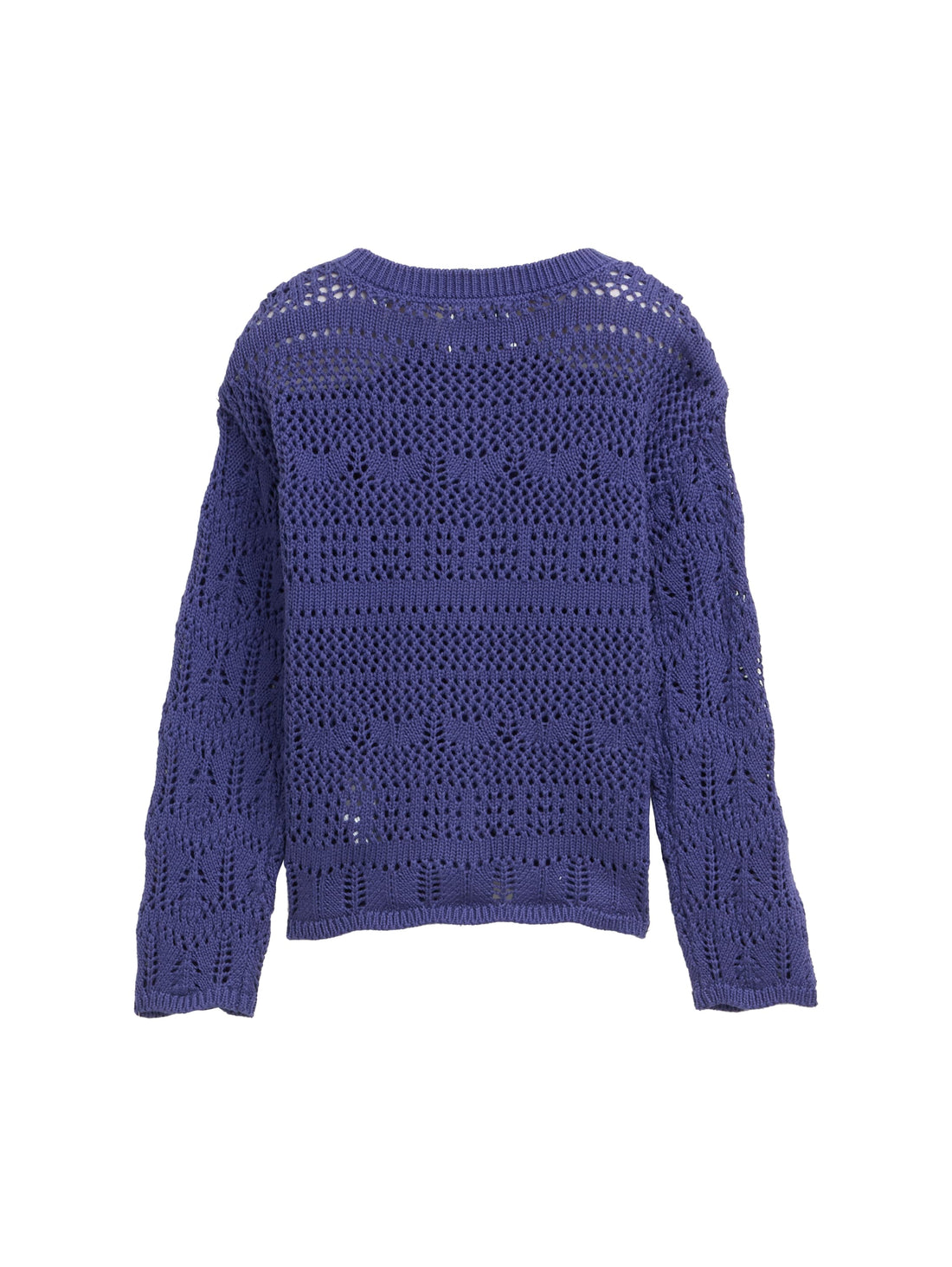Tom Tailor Denim Strickjacke aus Bio-Baumwolle Kinder Lochmuster