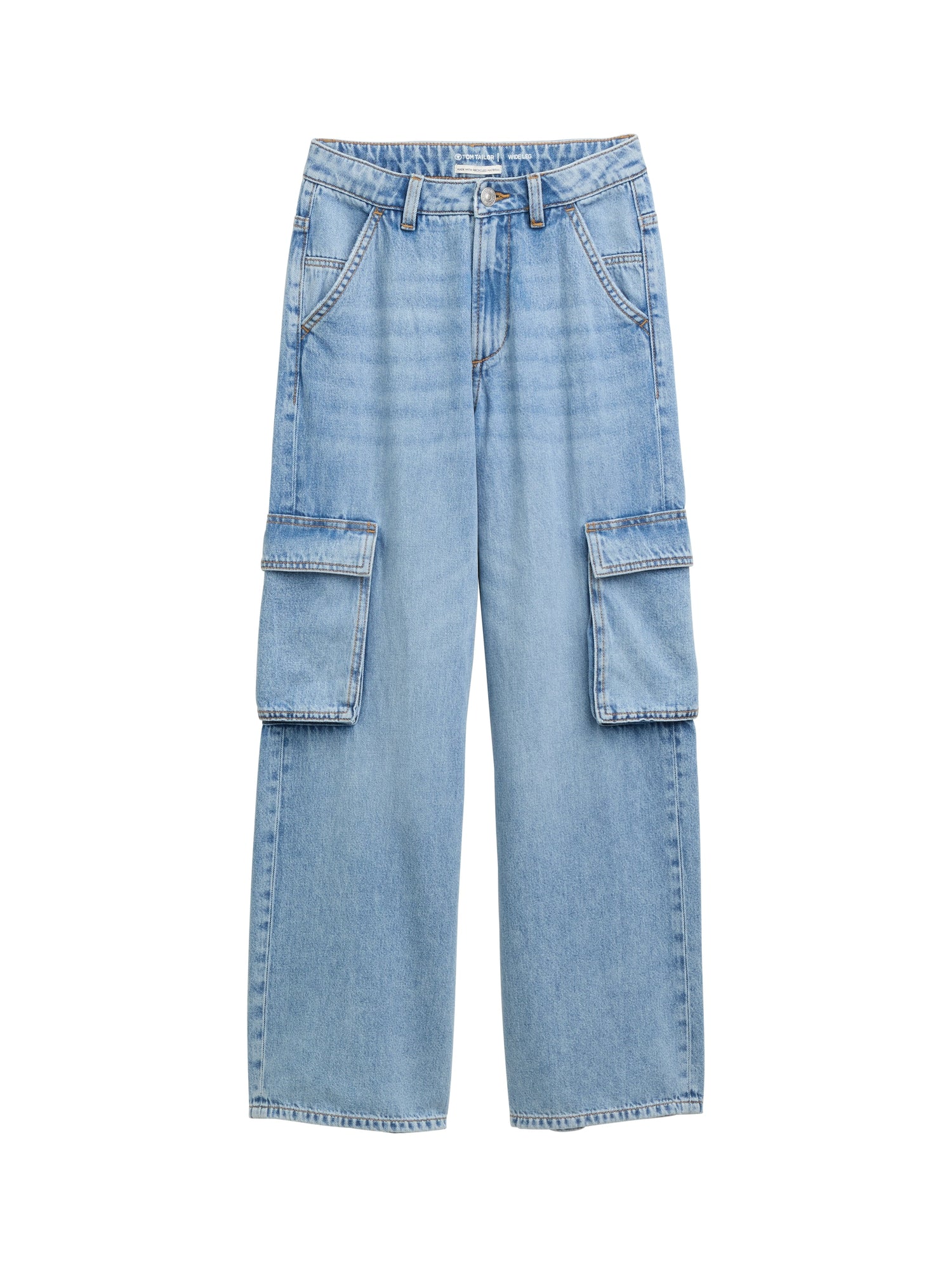 Tom Tailor Denim Kinder Cargo Jeanshose Weiblich Flexibler Bund