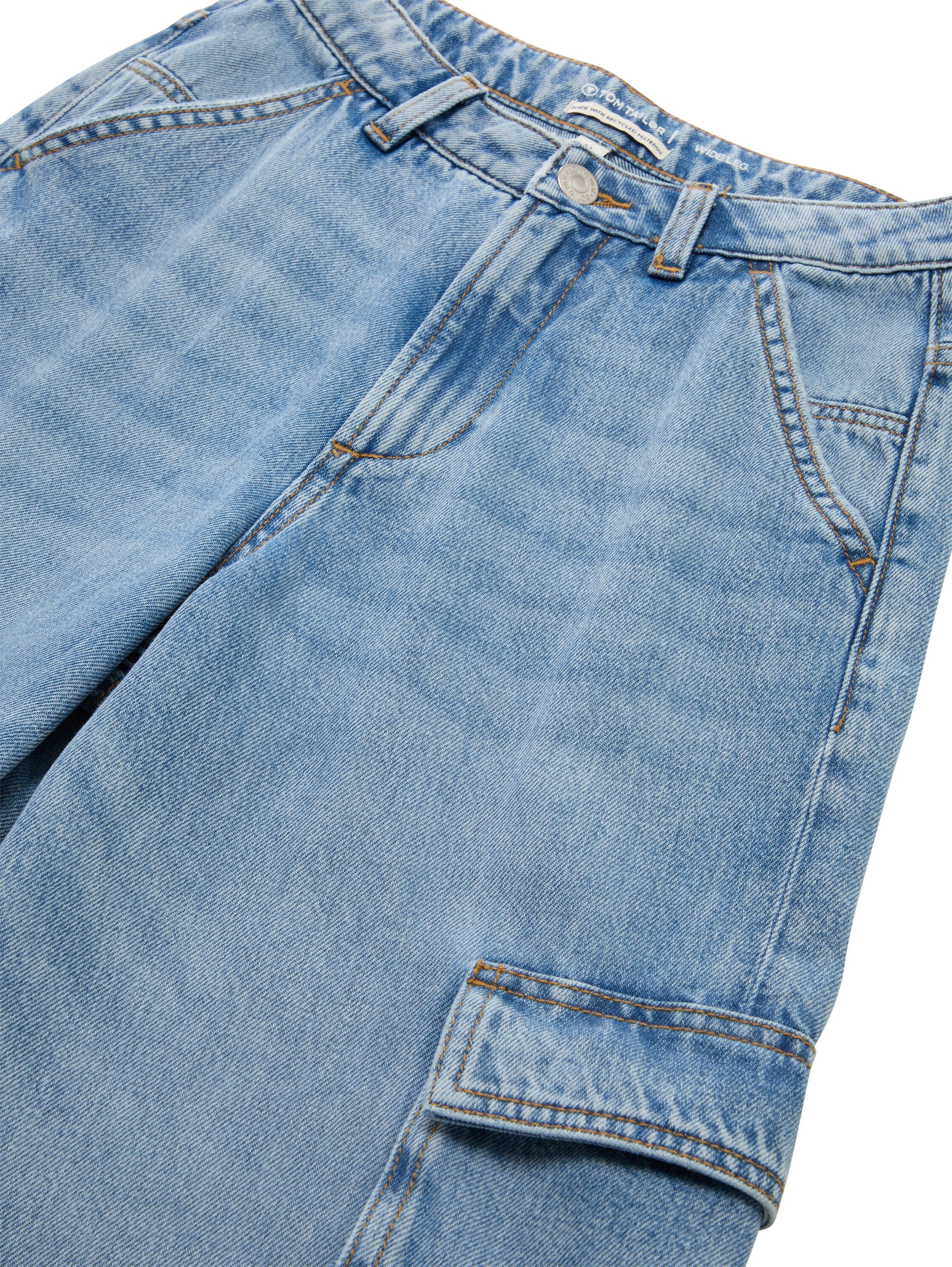 Tom Tailor Denim Kinder Cargo Jeanshose Weiblich Flexibler Bund