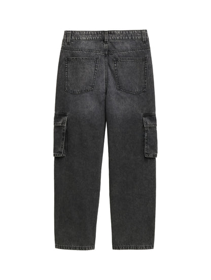 Tom Tailor Denim Male Kinder Cargo Jeans mit elastischem Bund