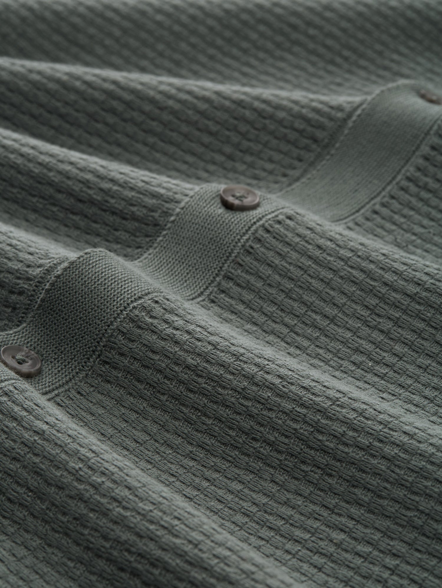 Tom Tailor Denim Strick-Hemd Resort-Kragen Baumwolle Erwachsene