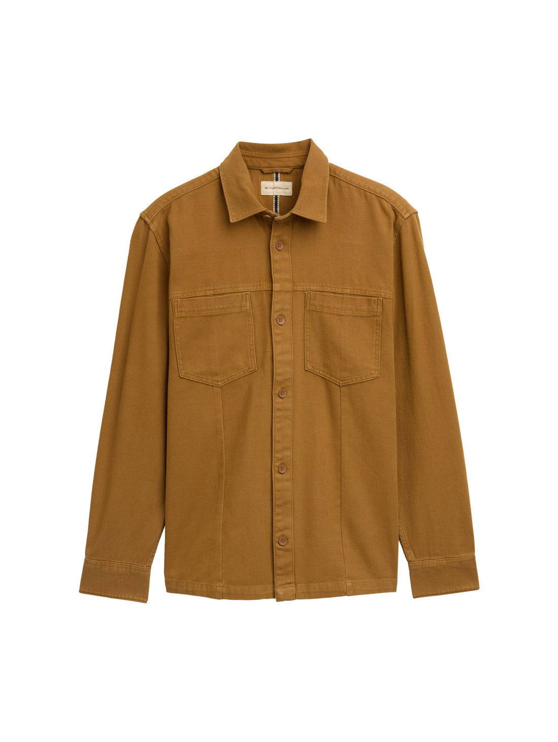 Tom Tailor Denim Hemdjacke Baumwolle Erwachsene Robuster Twill-Stoff