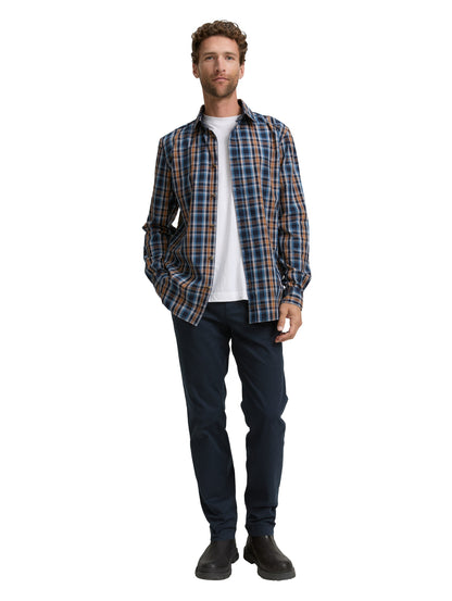 Tom Tailor Denim Karohemd mit Brusttasche aus Baumwolle für Herren