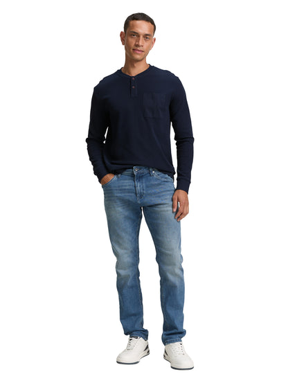 Tom Tailor Denim Longsleeve Erwachsene Männlich mit Brusttasche