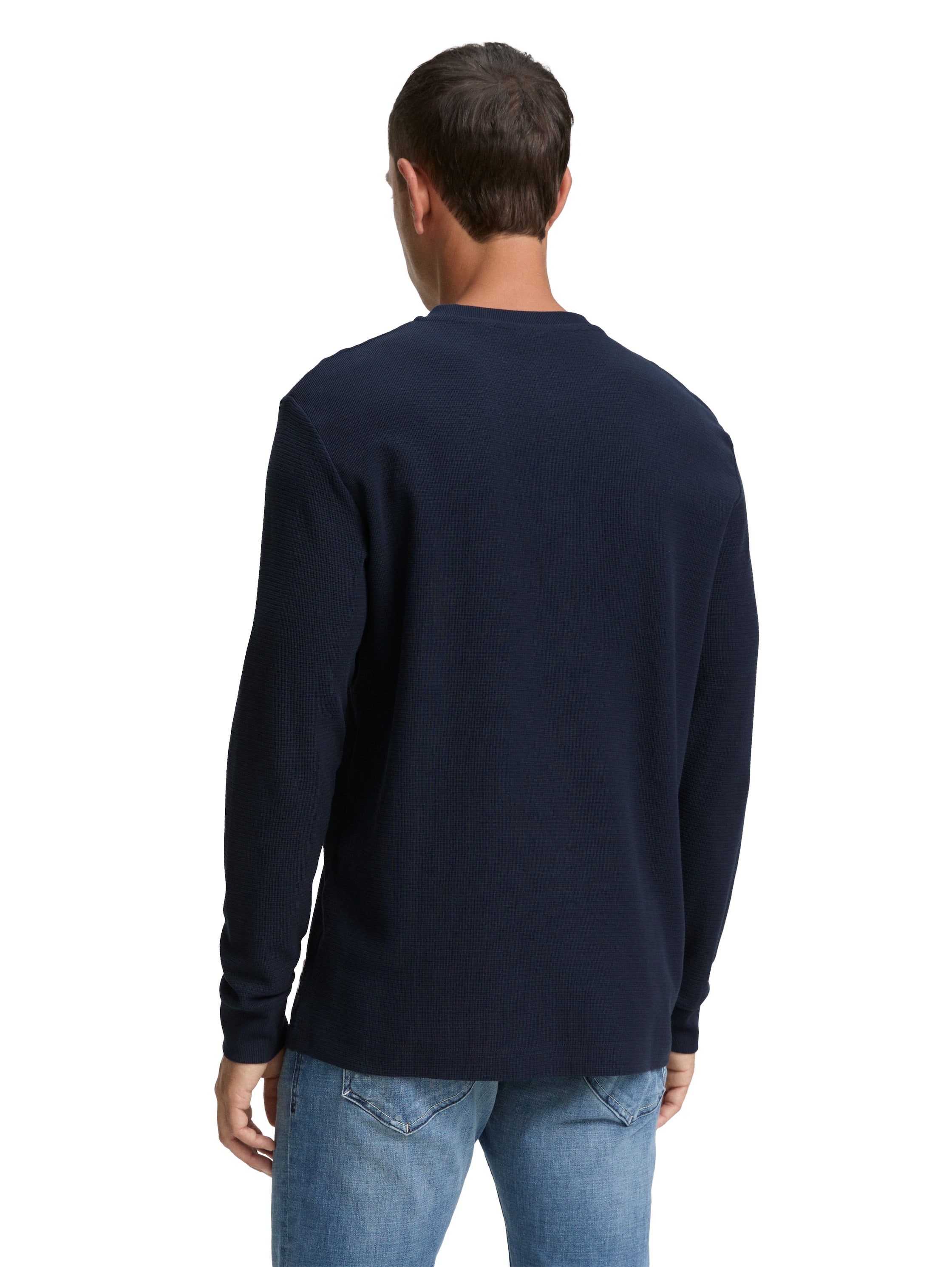 Tom Tailor Denim Longsleeve Erwachsene Männlich mit Brusttasche