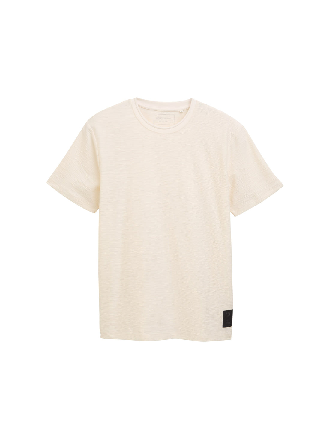 Tom Tailor Denim T-Shirt für Erwachsene Männlich aus Ottoman-Stoff mit Stretch-Anteil