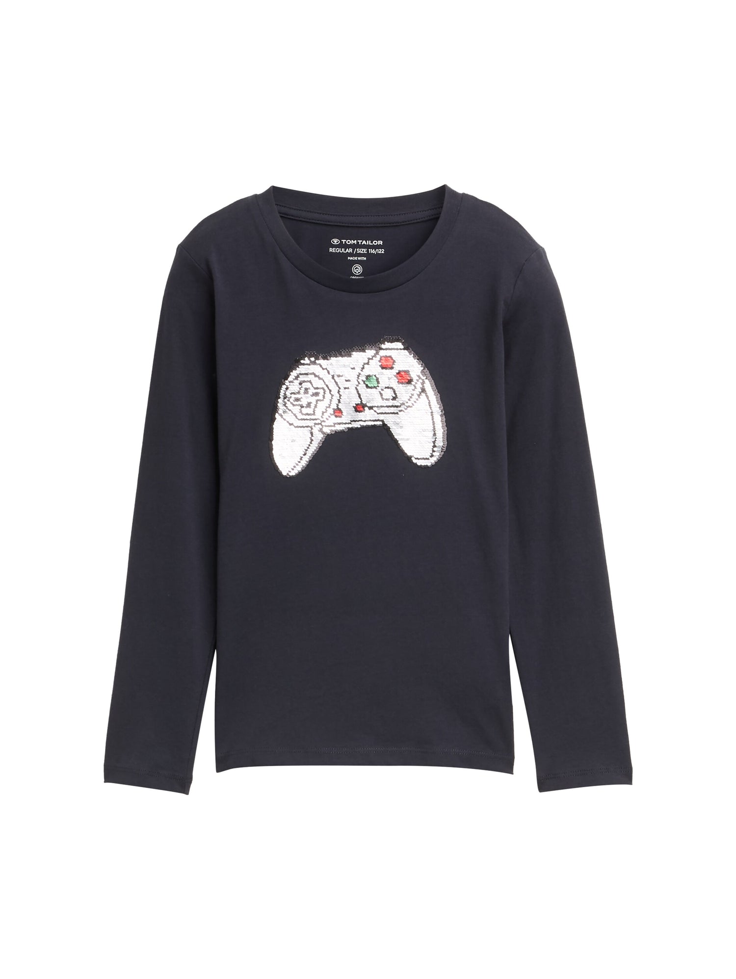 Tom Tailor Denim Longsleeve Kinder Männlich Wendepailletten