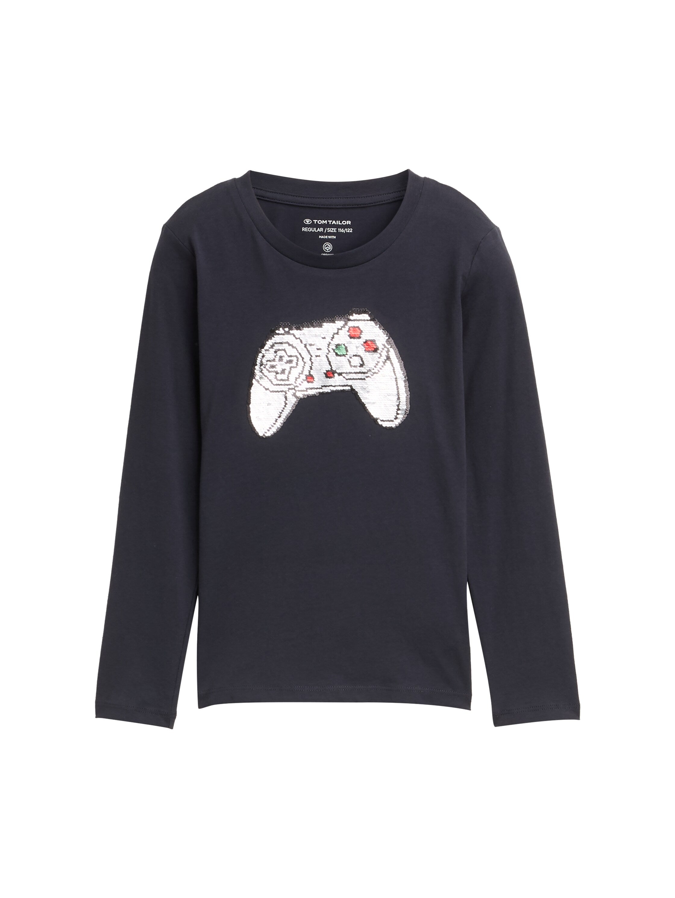 Tom Tailor Denim Longsleeve Kinder Männlich Wendepailletten