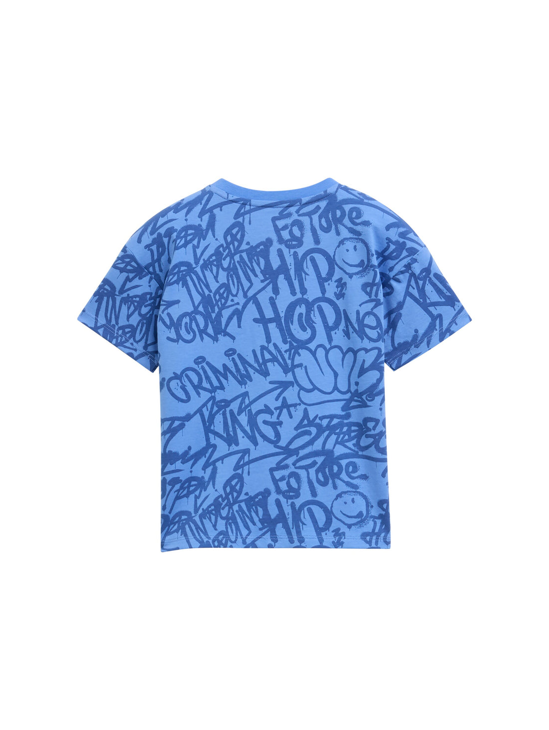Tom Tailor Denim Male Kinder Oversized T-Shirt mit Allover-Print