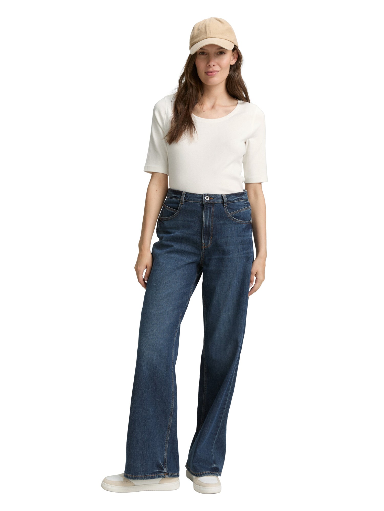 Tom Tailor Basic T-Shirt Erwachsene Stretch Baumwolle
