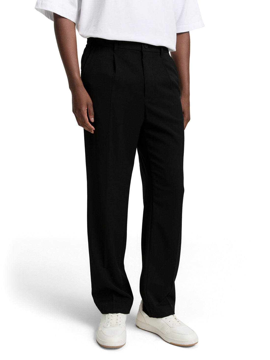 Tom Tailor Denim Chinohose für Erwachsene mit elastischem Hosenbund