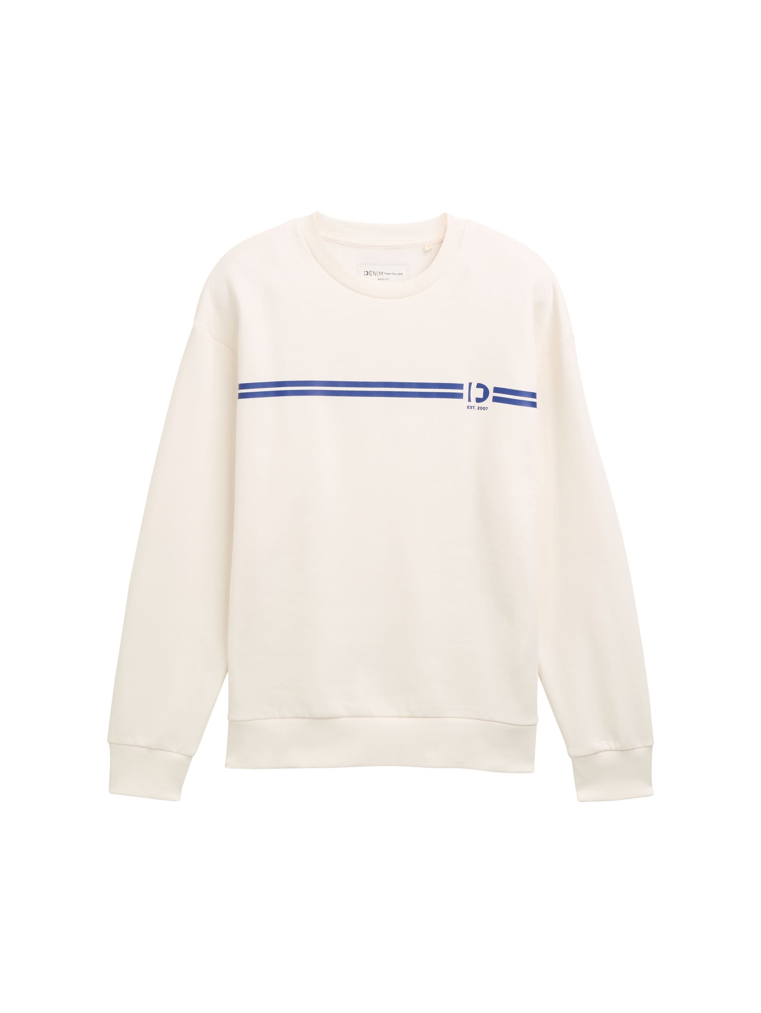 Tom Tailor Denim Crewneck Sweatshirt für Männer mit gestreiftem Print