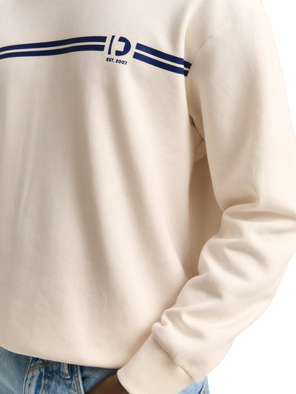 Tom Tailor Denim Crewneck Sweatshirt für Männer mit gestreiftem Print