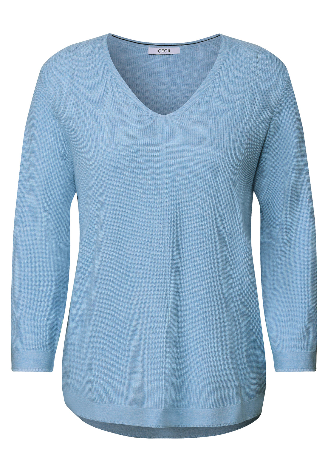 CECIL Damenpullover 3/4 Arm V-Ausschnitt Angenehme Strickqualität