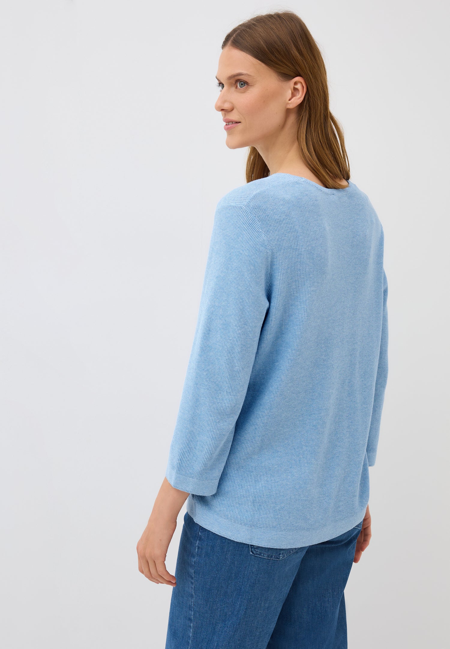 CECIL Damenpullover 3/4 Arm V-Ausschnitt Angenehme Strickqualität