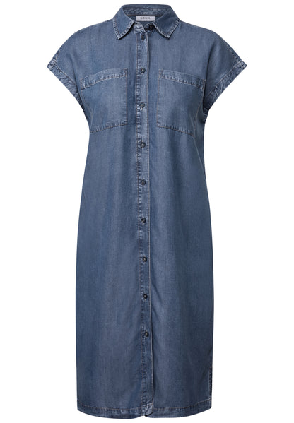 CECIL Hemdblusenkleid Damen - Lässiger Denim-Look