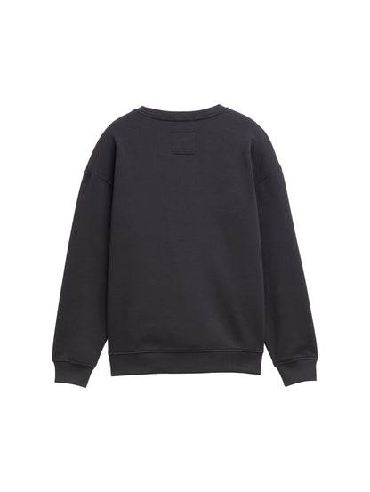 Tom Tailor Denim Kinder Oversize Sweatshirt Weiblich mit Spitzenapplikation&lt;br&gt;