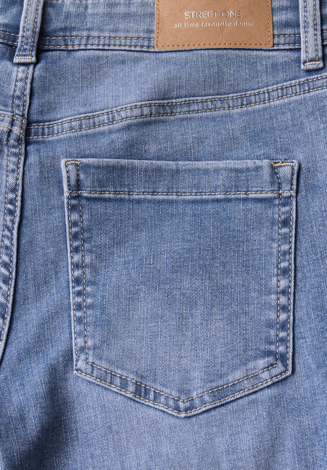 Street One Jeanshose Damen Casual Fit Straight Legs Stretchanteil